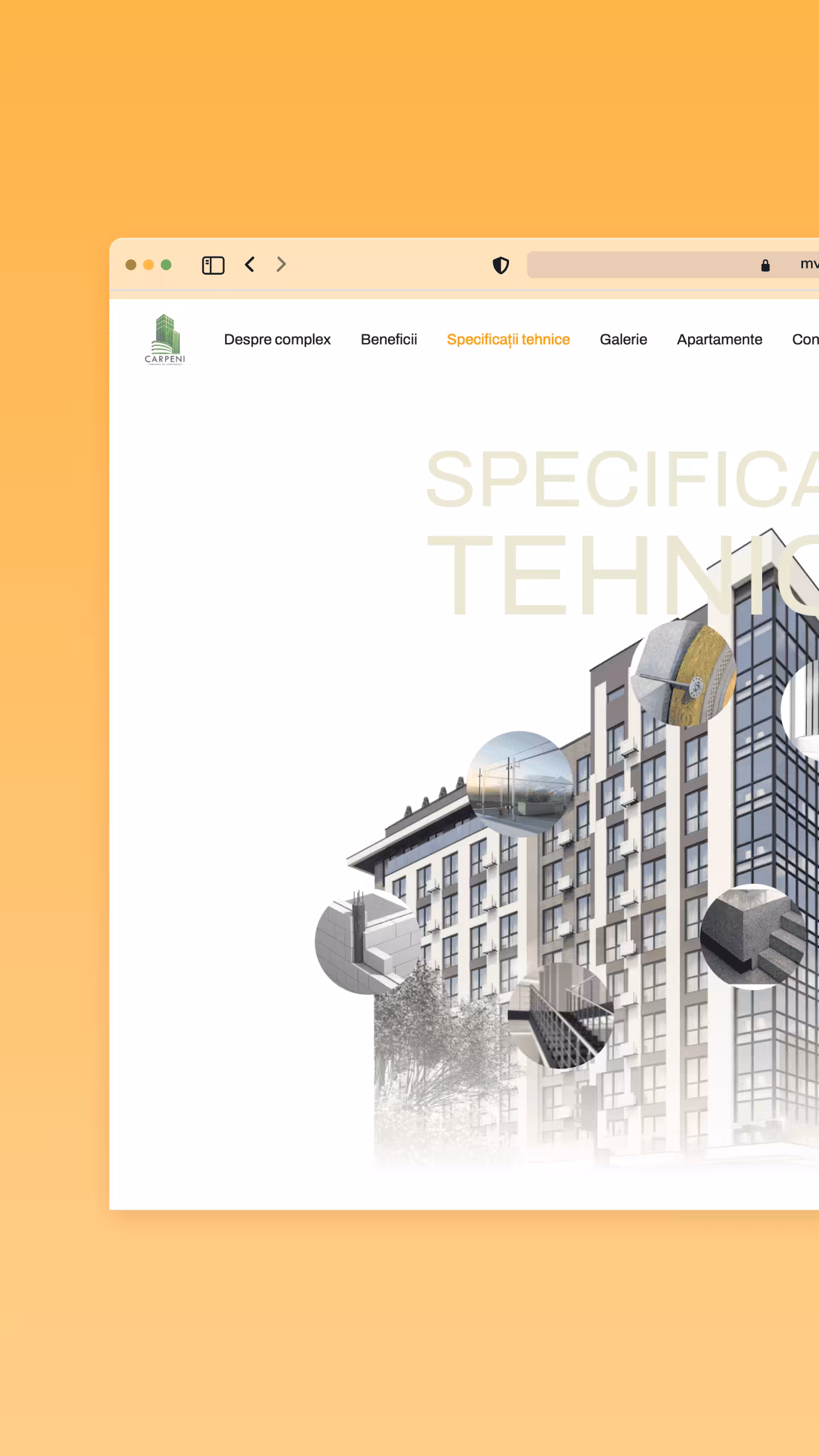 Residential Complex Website