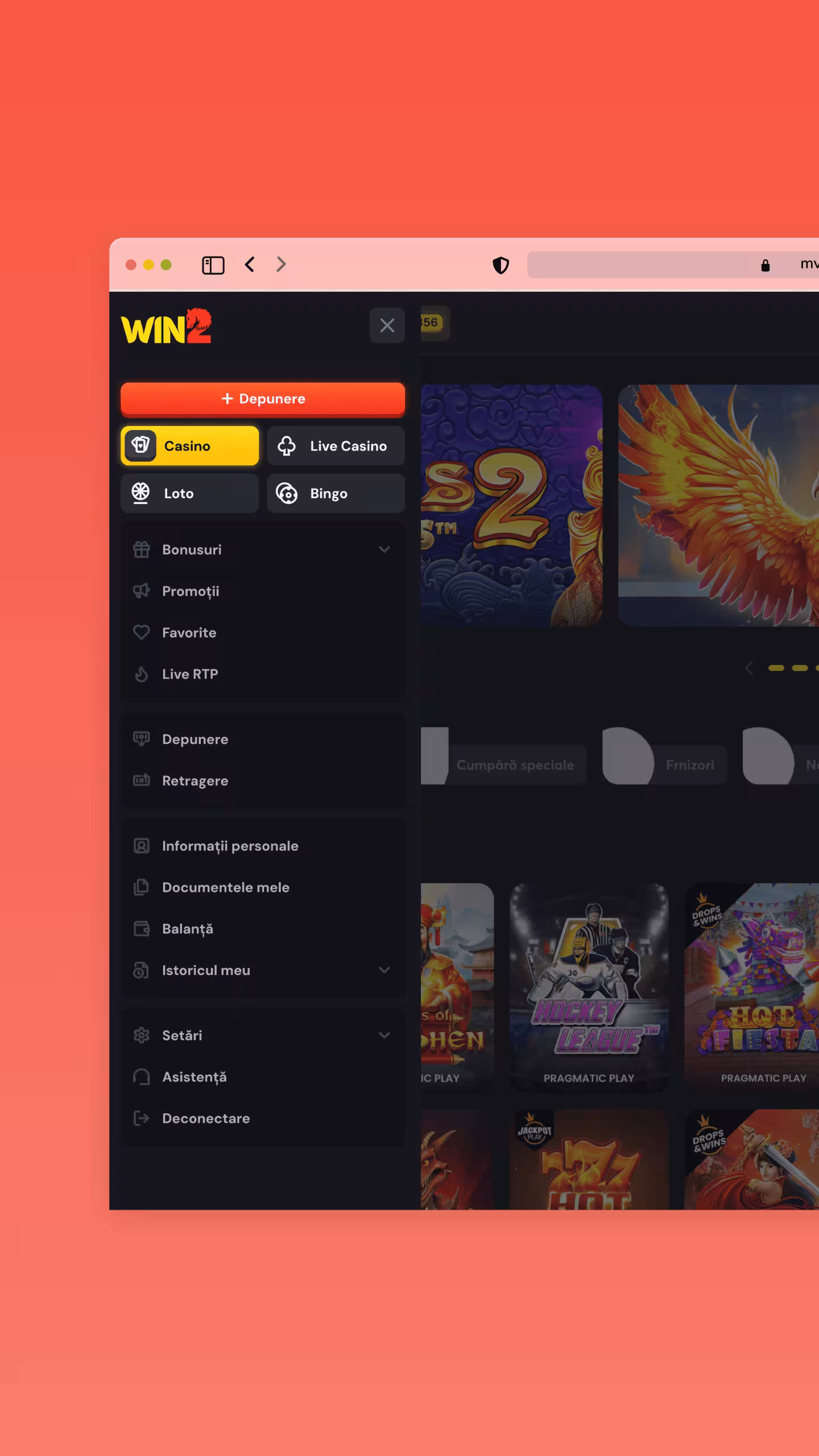 win2 project screenshot